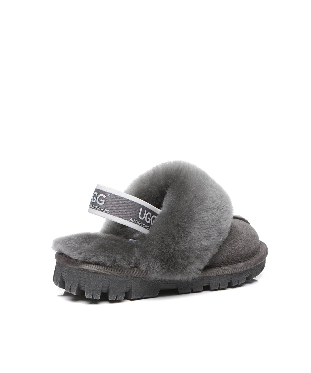 Kid’s Banded Scuff UGG Slippers - Image 14