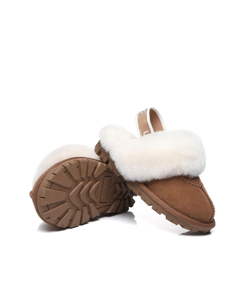 Kid’s Banded Scuff UGG Slippers - Image 4