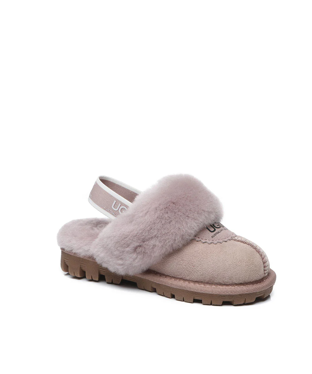 Kid’s Banded Scuff UGG Slippers - Image 7