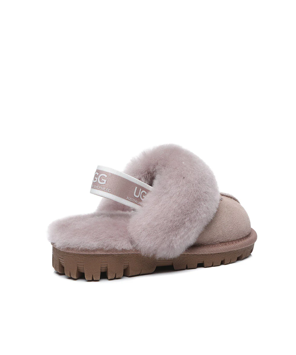 Kid’s Banded Scuff UGG Slippers - Image 8