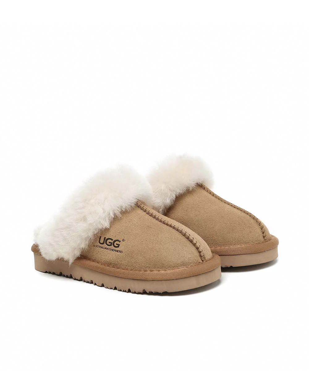 Kid’s Fuzzy UGG Slippers - Image 3