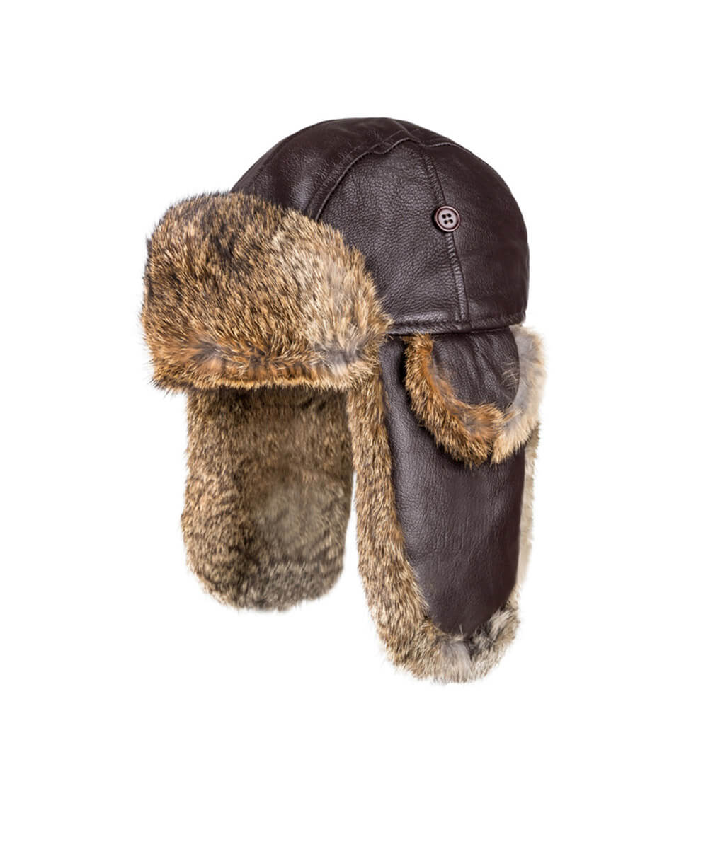 UGG Rabbit Fur Aviator Hat - Image 3