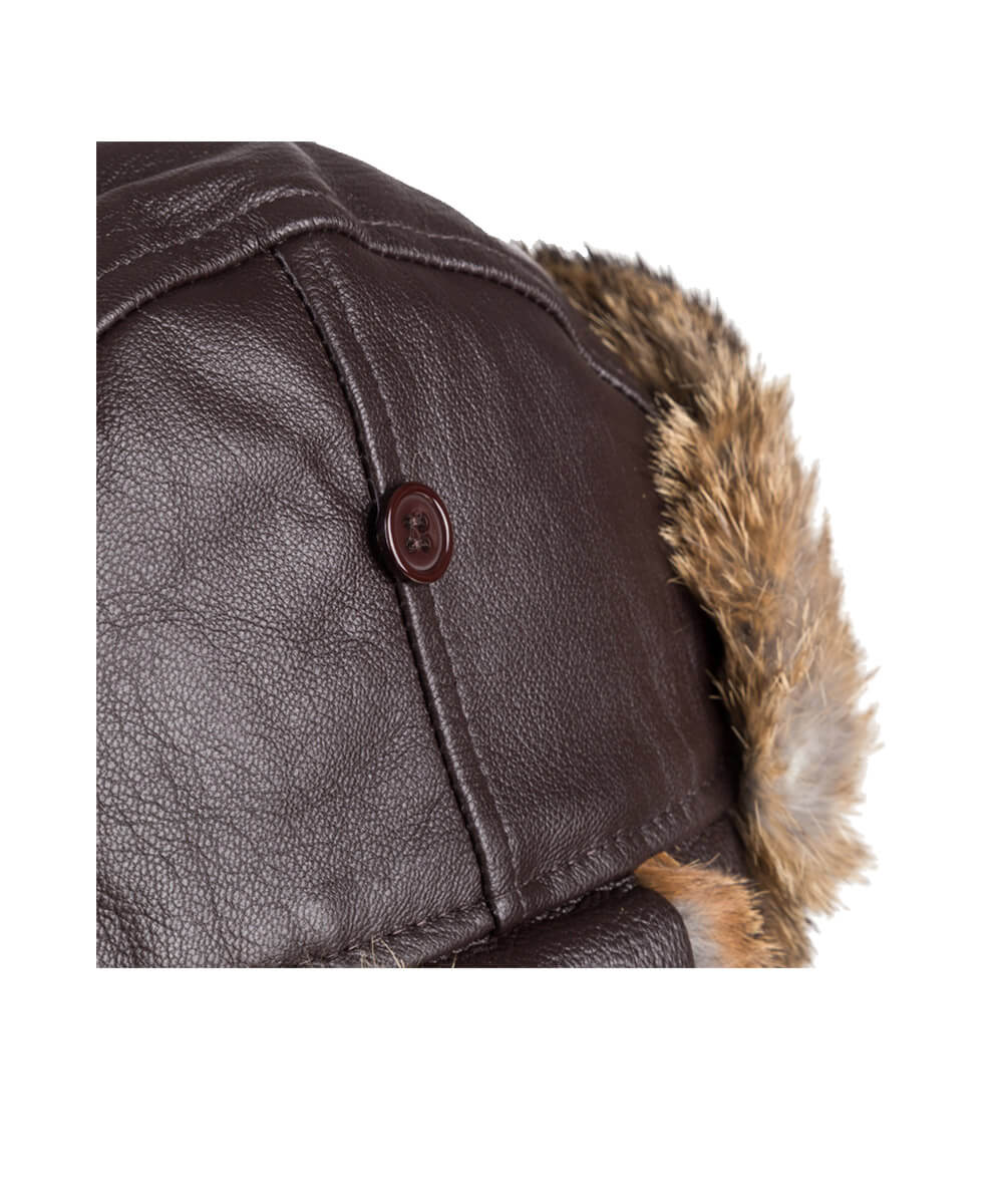 UGG Rabbit Fur Aviator Hat - Image 4