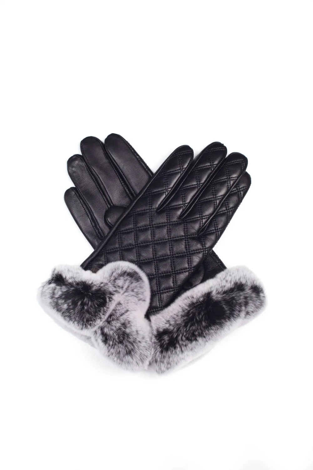 UGG Rabbit Fur Gloves - Image 3