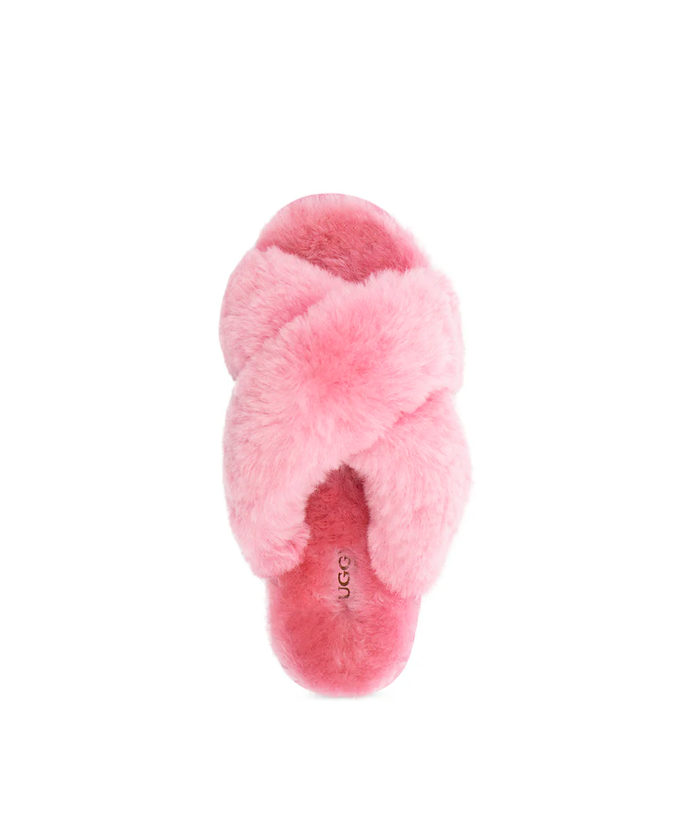 Women's UGG Premium Cross Over Slippers - Image 11