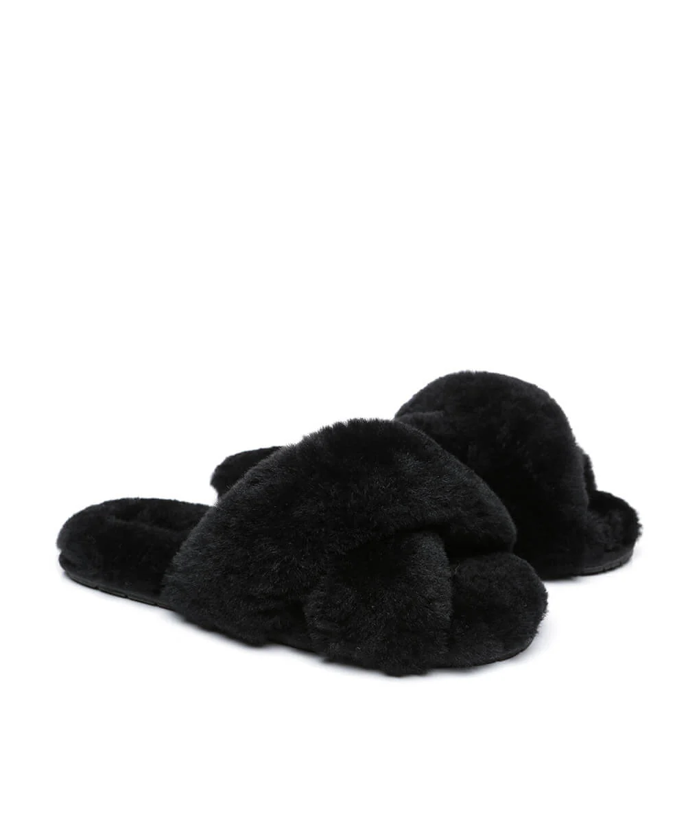 Women's UGG Premium Cross Over Slippers - Image 16