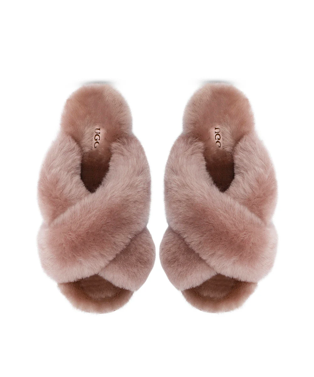 Women's UGG Premium Cross Over Slippers - Image 24
