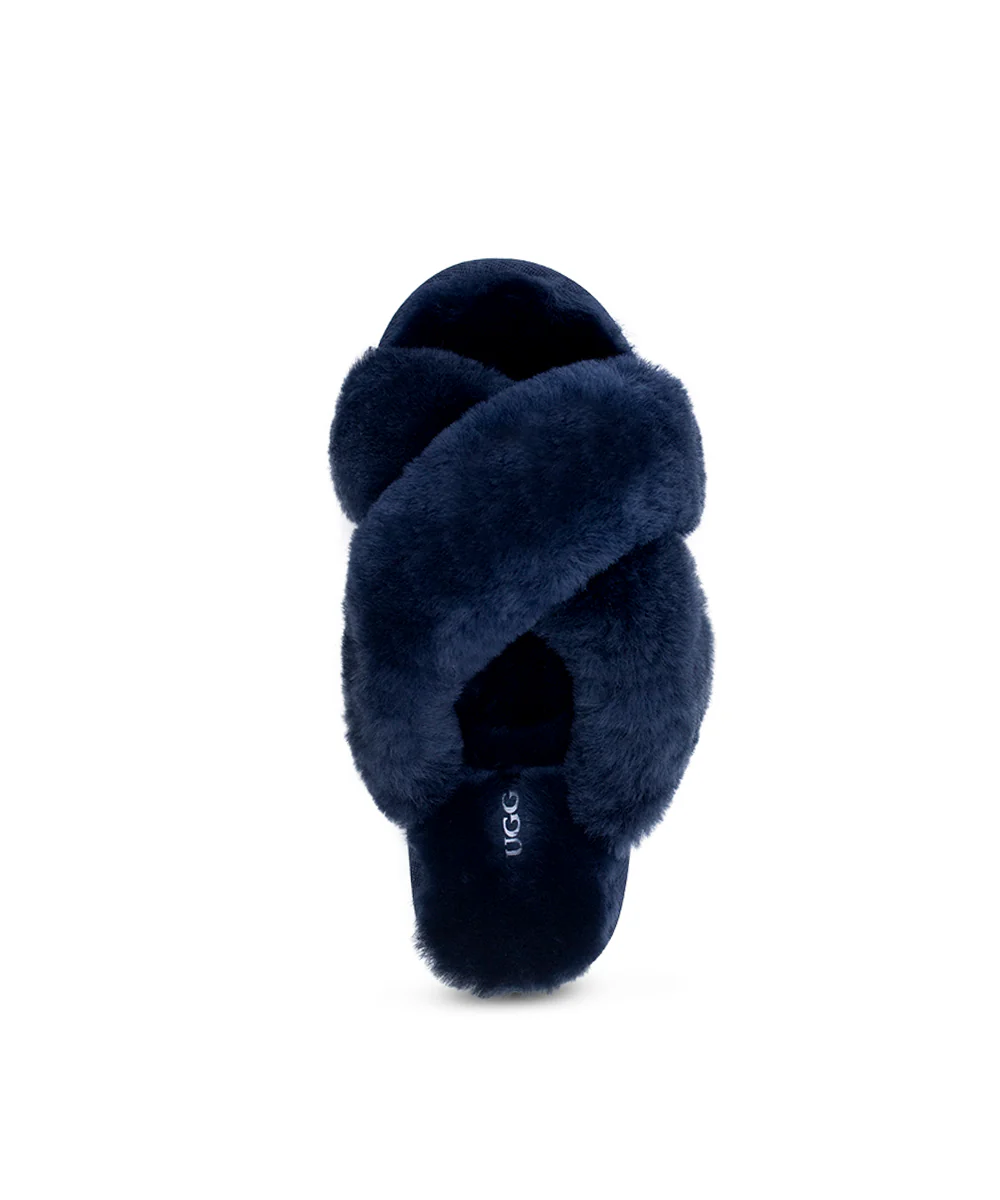 Women's UGG Premium Cross Over Slippers - Image 36