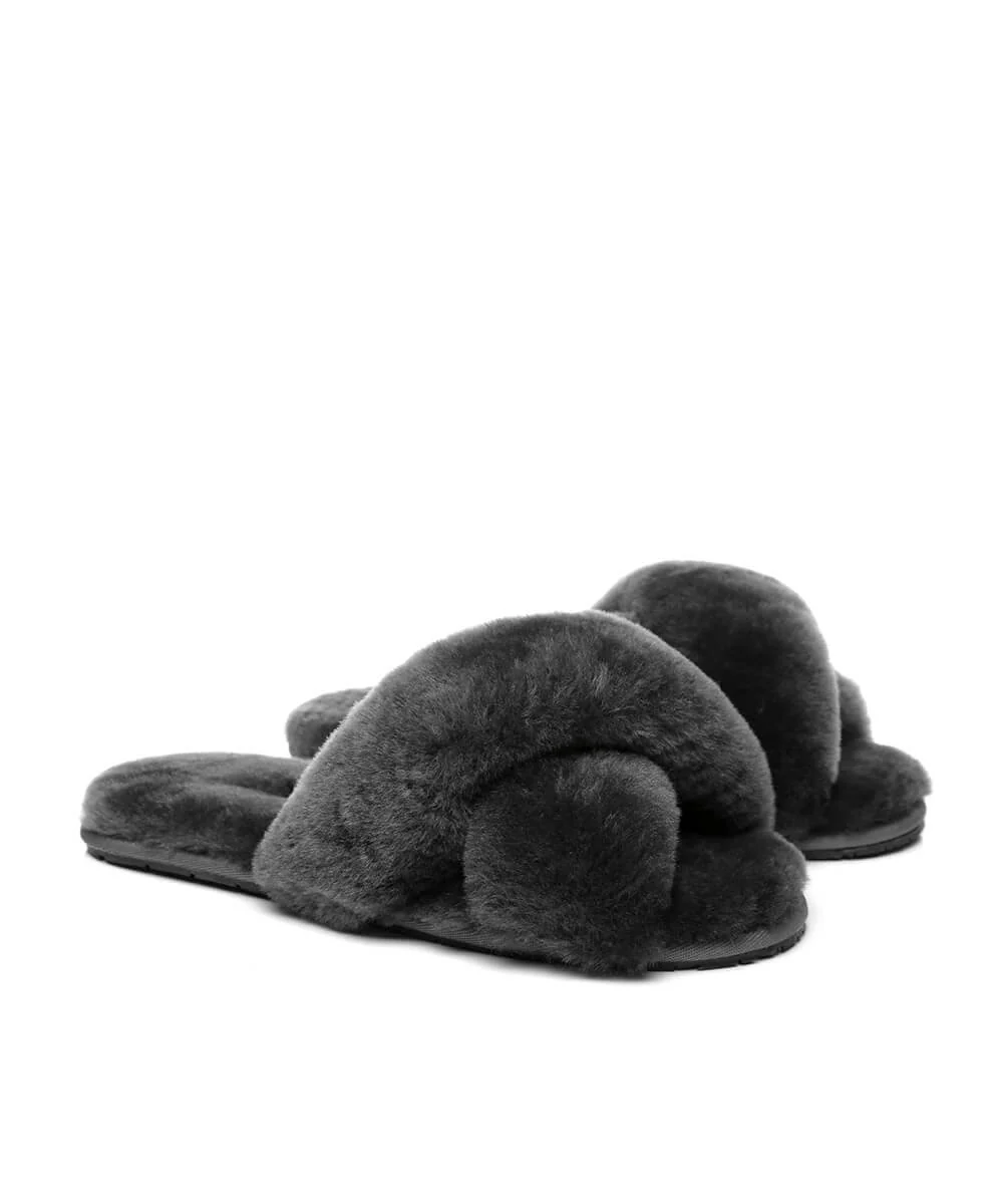 Women's UGG Premium Cross Over Slippers - Image 44
