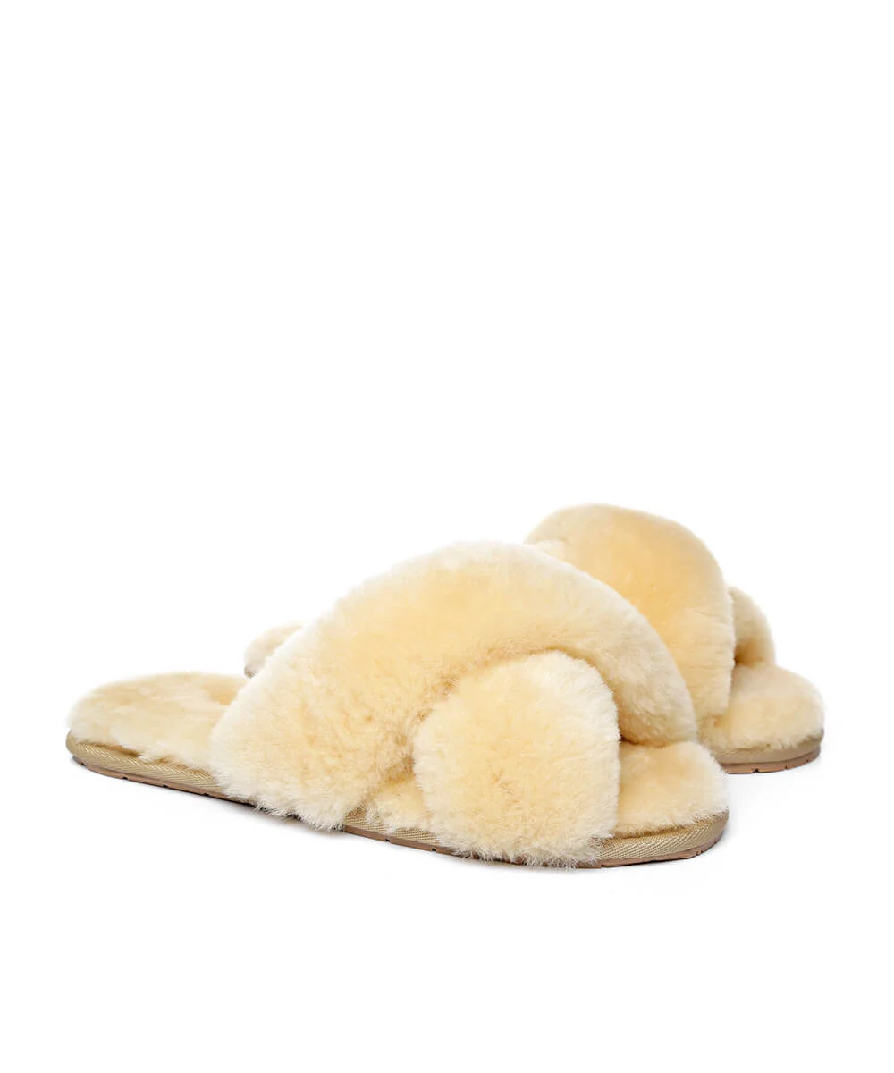 Women's UGG Premium Cross Over Slippers - Image 5